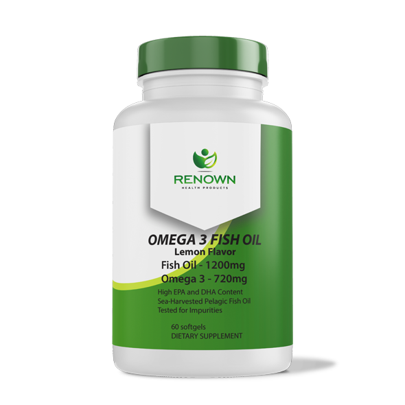Best Natural Omega-3 Fish Oil Supplement | Renown Health Products