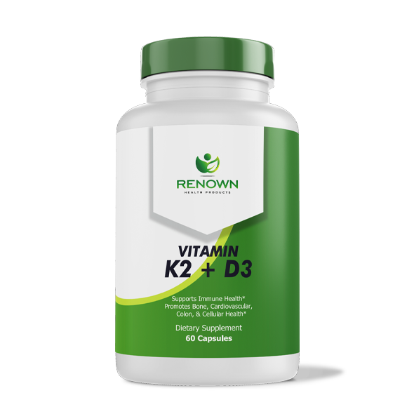 Best Vitamins For Immune System - Vitamin K2 + D3 | Renown Health Products