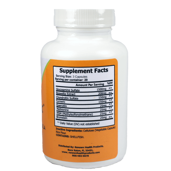 Best Joint Pain Supplement for Men and Women - Isoprex | Renown Health Products